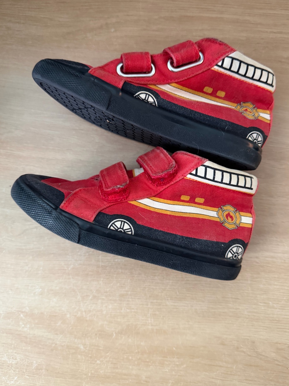 Size 10 toddler fire truck  shoes